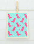 Cowboy Boots Swedish Dishcloth