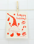 Gnome Holiday Swedish Dishcloth