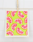 Pink Grapefruit Swedish Dishcloth