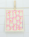 Snowmen Holiday Swedish Dishcloth