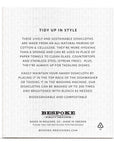 Swedish Dishcloth back of package product description - BESPOKE PROVISIONS