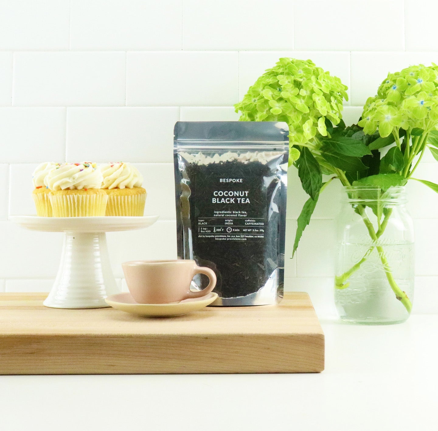 Coconut Black Tea - BESPOKE PROVISIONS - 3.5 oz Loose Leaf