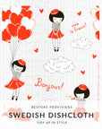 French Girl Swedish Dishcloth - BESPOKE PROVISIONS