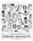 Owls Swedish Dishcloth - BESPOKE PROVISIONS