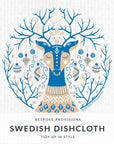 Season's Greetings Deer Swedish Dishcloth - BESPOKE PROVISIONS INC