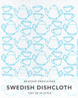 Tea Time Swedish Dishcloth - BESPOKE PROVISIONS