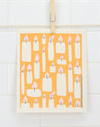 Candles Swedish Dishcloth