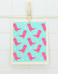 Cowboy Boots Swedish Dishcloth