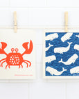 Crab Swedish Dishcloth