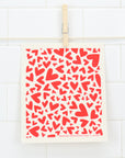 Hearts Swedish Dishcloth