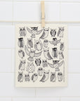 Owls Swedish Dishcloth
