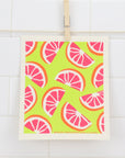 Pink Grapefruit Swedish Dishcloth
