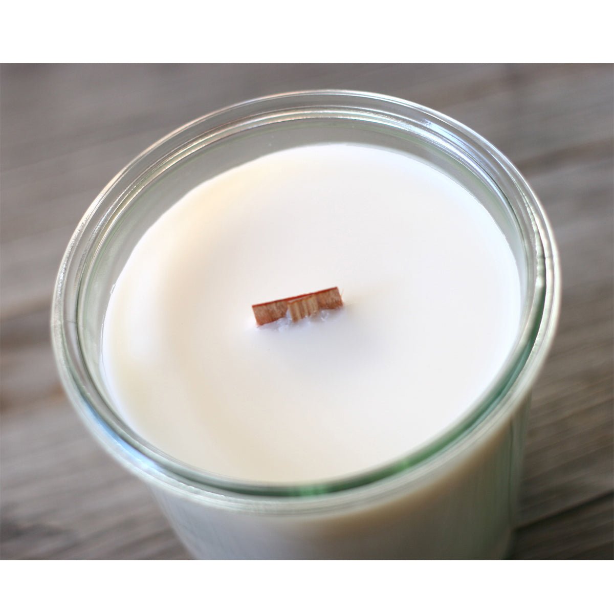 Bamboo and Teak Wood Wick Soy Candle - BESPOKE PROVISIONS