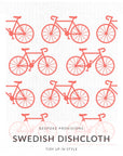 Bikes Swedish Dishcloth - BESPOKE PROVISIONS