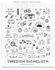 Camping Swedish Dishcloth - BESPOKE PROVISIONS