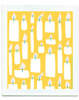 Candles Holiday Swedish Dishcloth - BESPOKE PROVISIONS