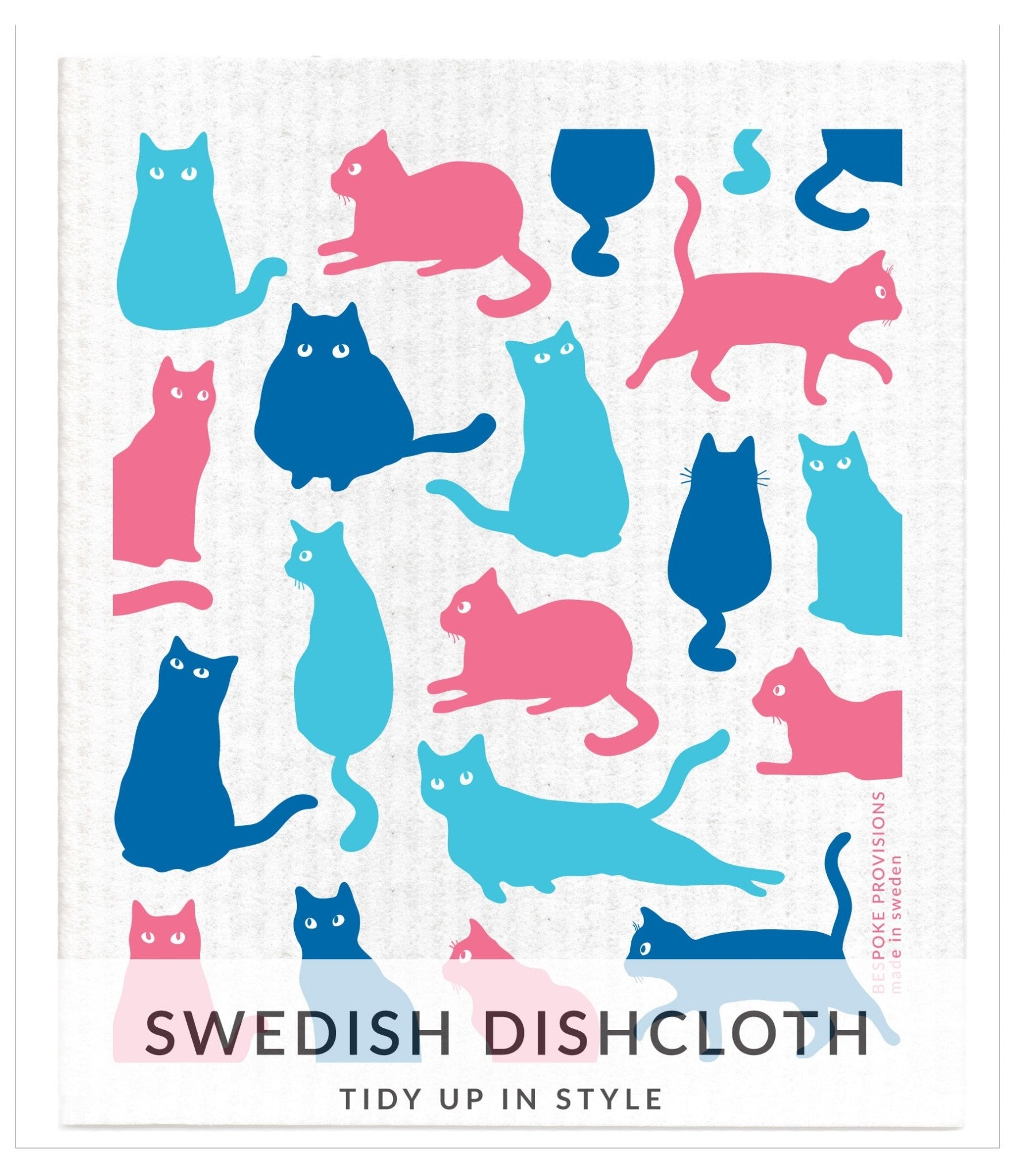 Cats Swedish Dishcloth - BESPOKE PROVISIONS