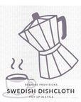 Coffee Swedish Dishcloth - BESPOKE PROVISIONS