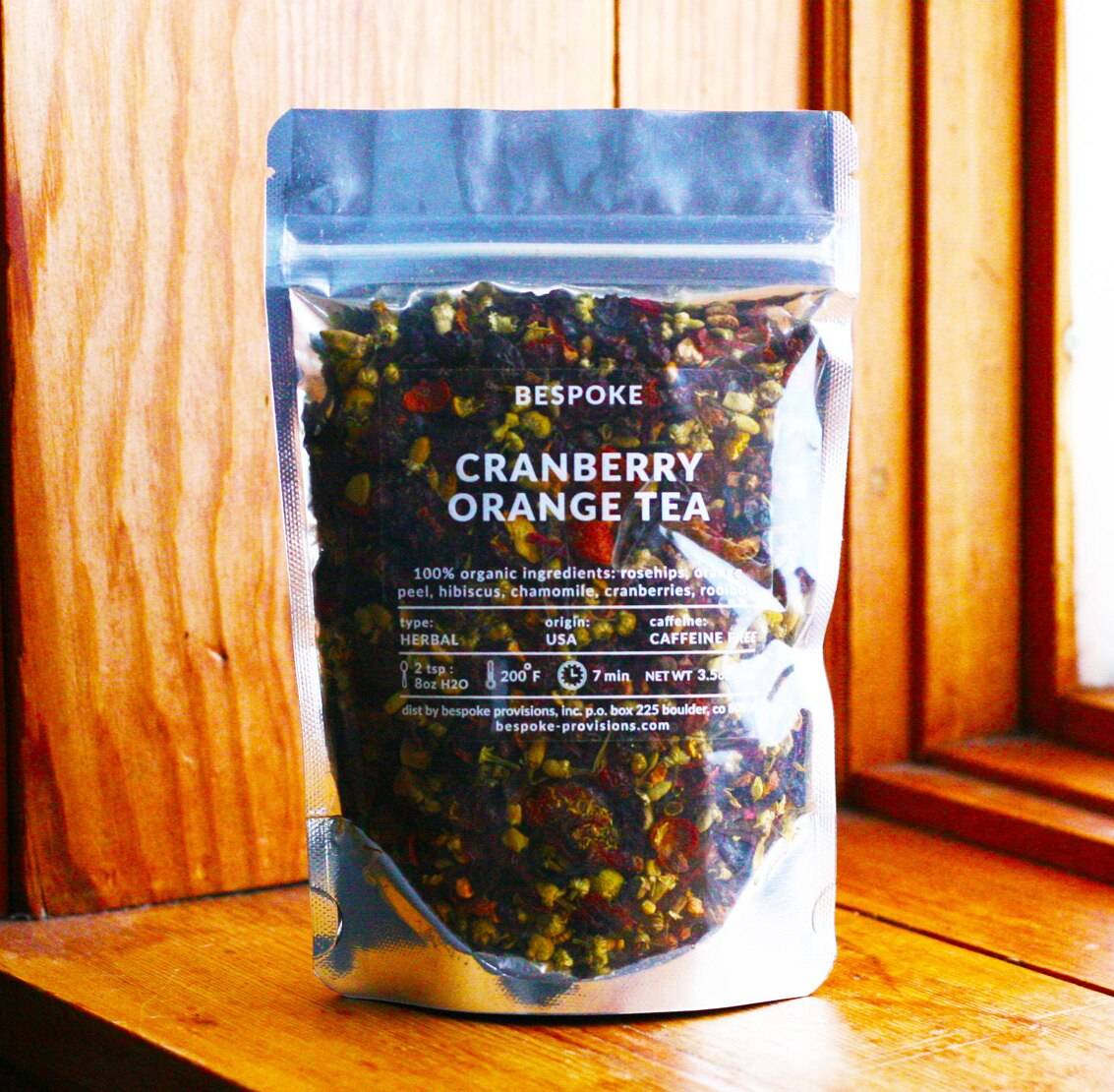 Cranberry Orange Herbal Tea - BESPOKE PROVISIONS