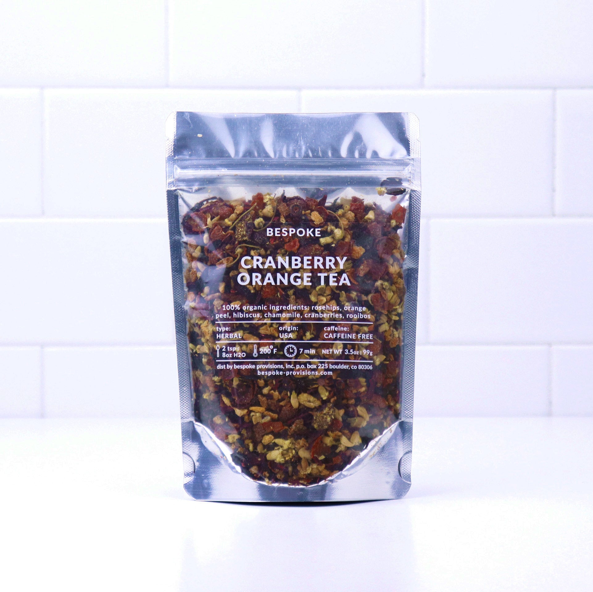 Cranberry Orange Herbal Tea - BESPOKE PROVISIONS