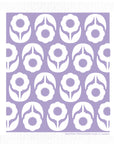 Flowers on Lavender Swedish Dishcloth - BESPOKE PROVISIONS