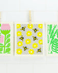 Garden Love Swedish Dishcloth Set of 3 - BESPOKE PROVISIONS