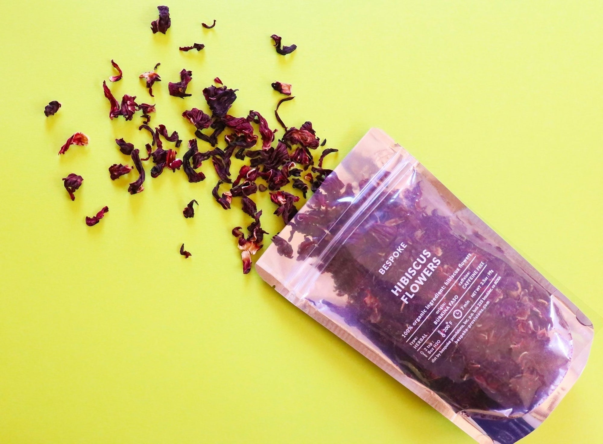 Hibiscus Flower Loose Leaf Tea - BESPOKE PROVISIONS