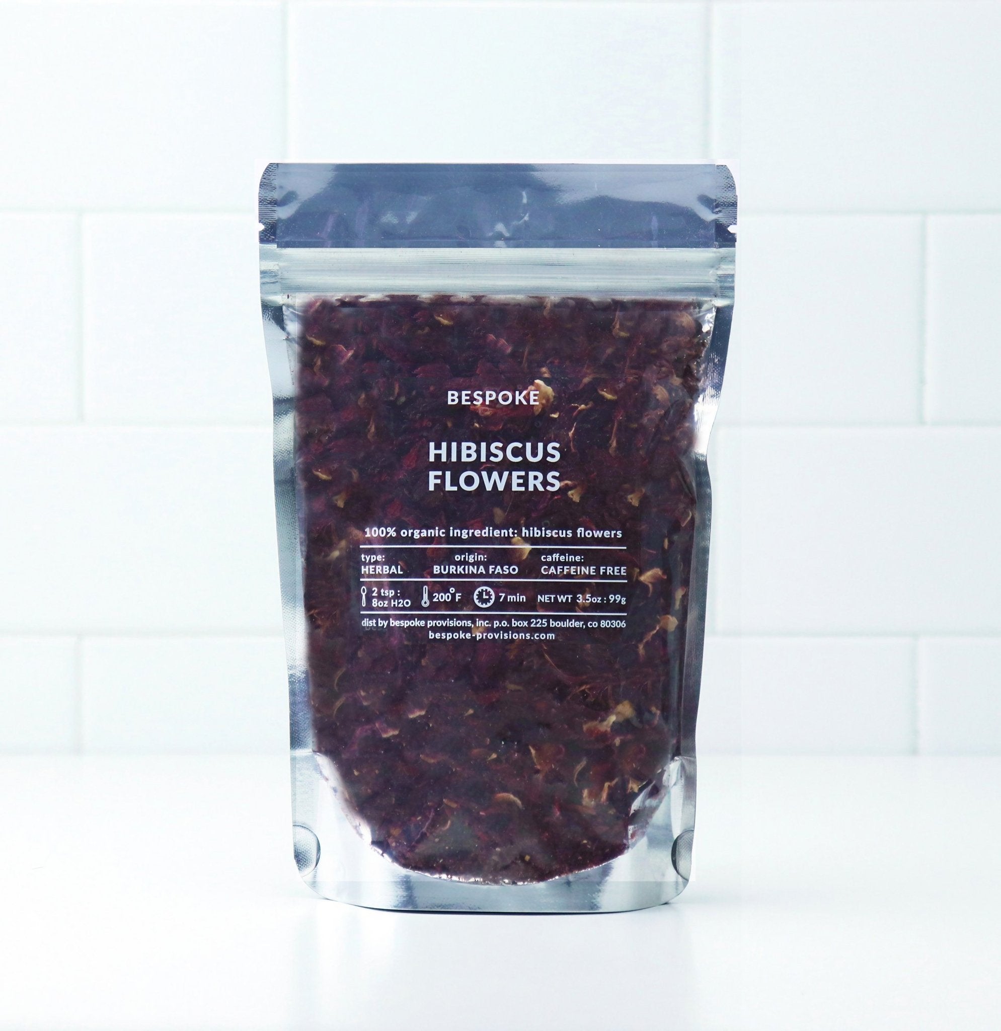 Hibiscus Flower Loose Leaf Tea - BESPOKE PROVISIONS