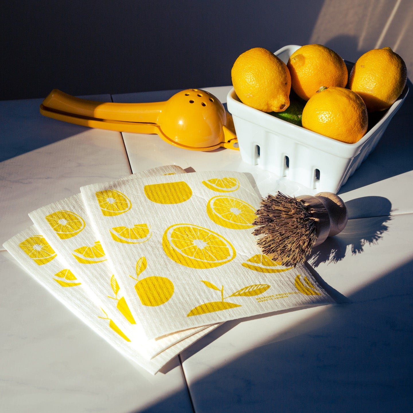 Lemons Swedish Dishcloth - BESPOKE PROVISIONS