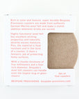 Merino Wool Felt Coasters : Camel - BESPOKE PROVISIONS