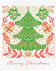 Merry Christmas Tree Swedish Dishcloth - BESPOKE PROVISIONS INC