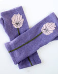 Mum on Lavender Cashmere Fingerless Gloves - BESPOKE PROVISIONS