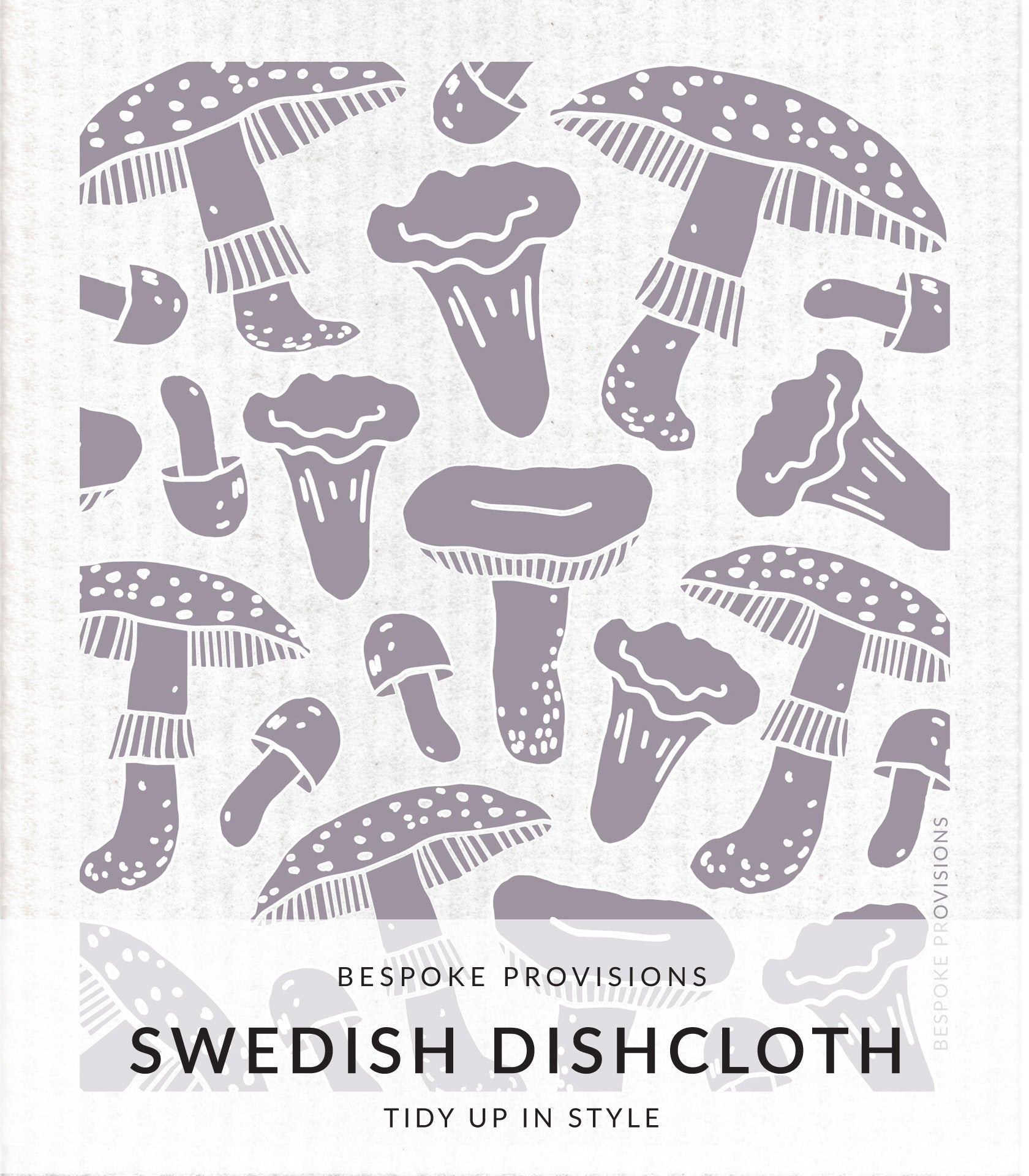 Mushroom Swedish Dishcloth - BESPOKE PROVISIONS INC