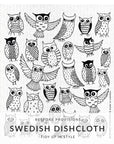 Owls Swedish Dishcloth - BESPOKE PROVISIONS