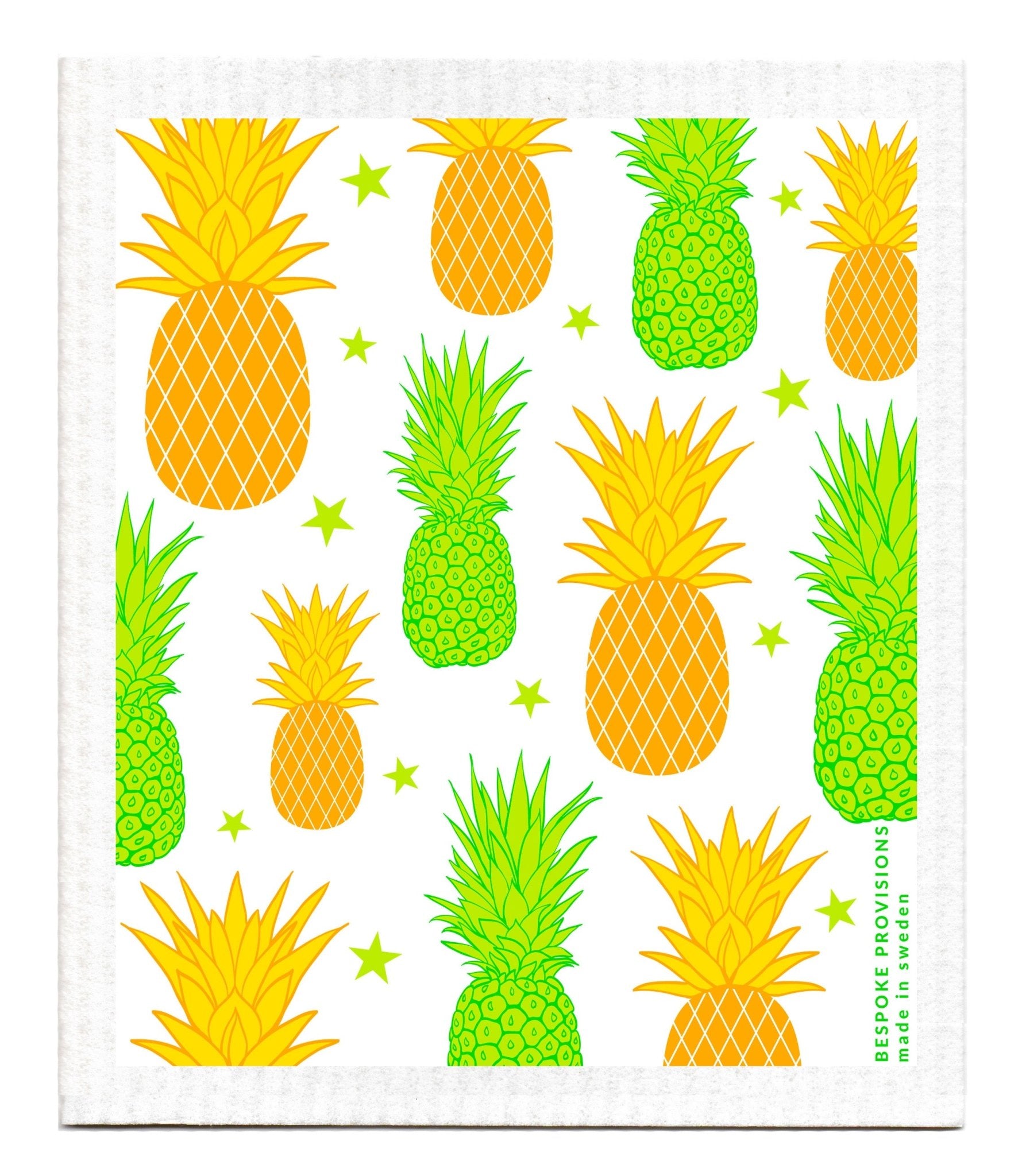 Pineapples Swedish Dishcloth - BESPOKE PROVISIONS