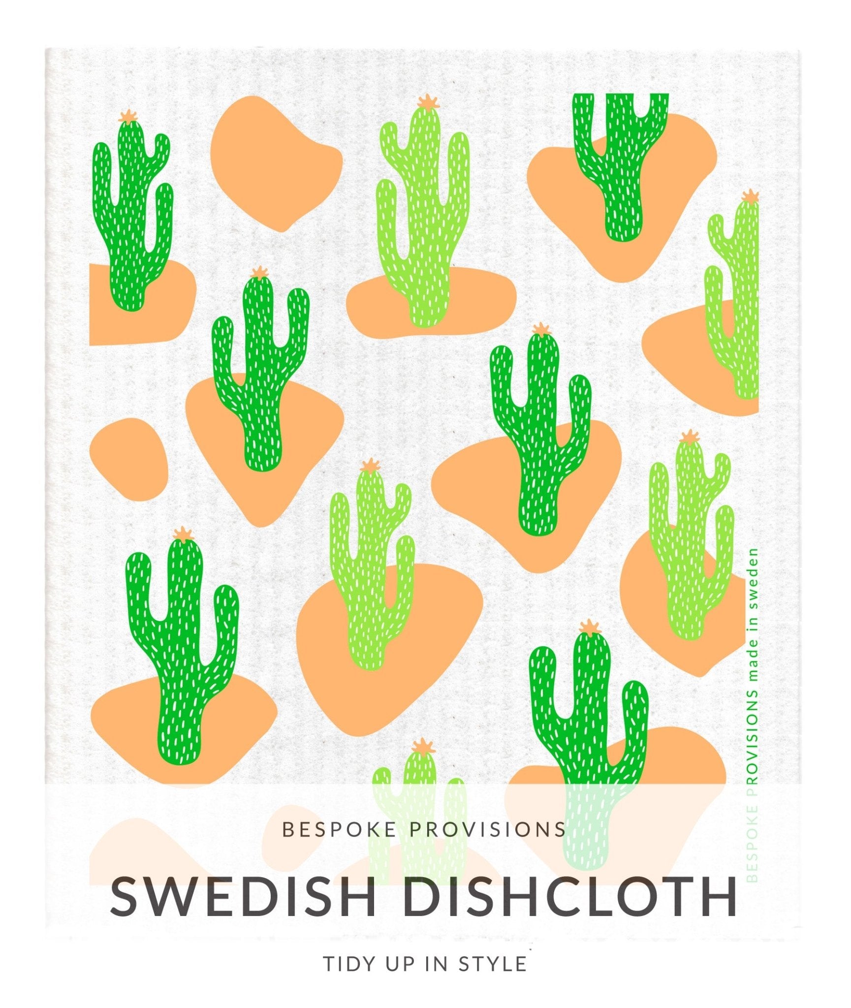 Plant Lover Swedish Dishcloth Set of 3 - BESPOKE PROVISIONS