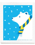 Polar Bear Holiday Swedish Dishcloth - BESPOKE PROVISIONS