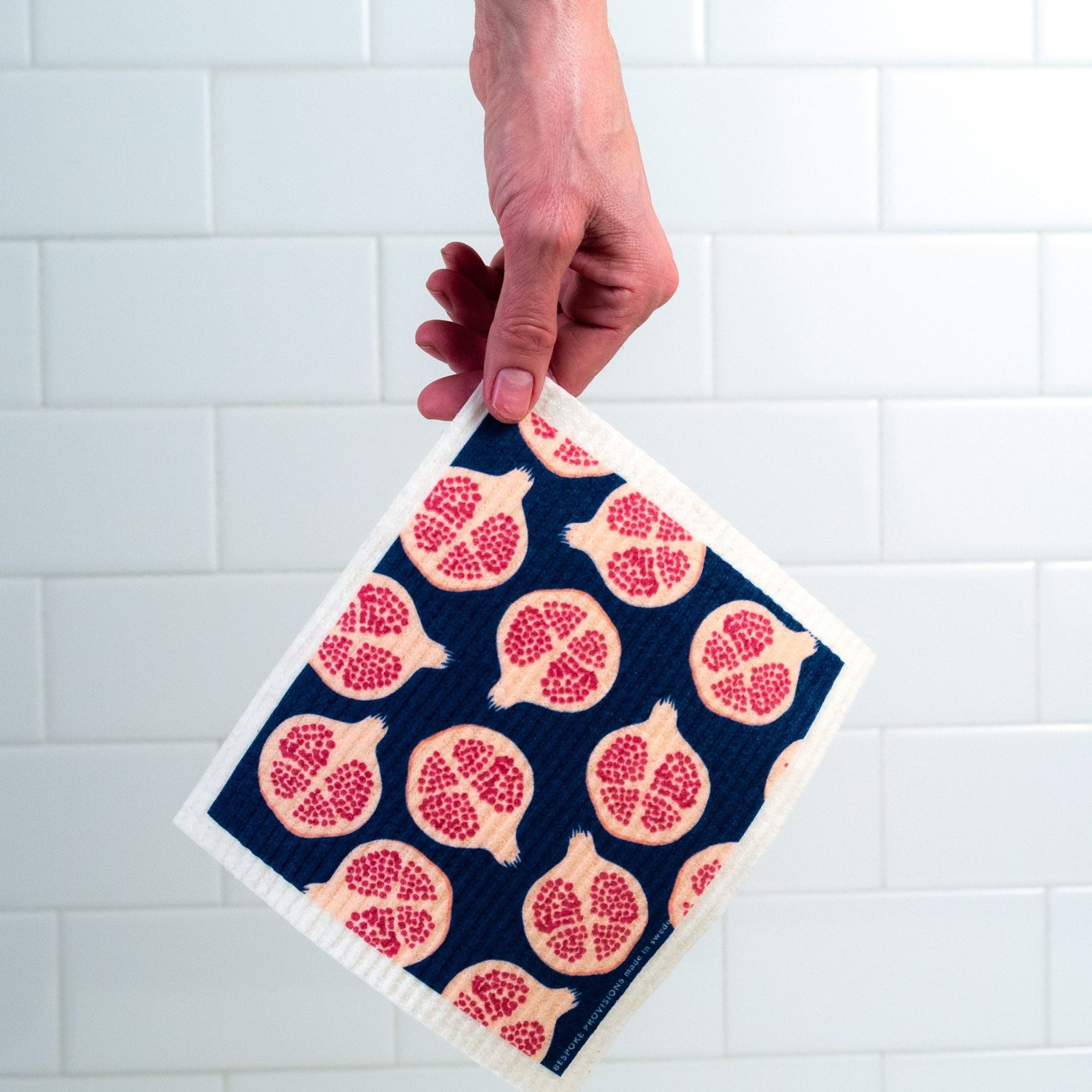 Pomegranates Swedish Dishcloth - BESPOKE PROVISIONS