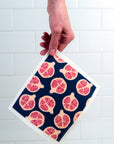 Pomegranates Swedish Dishcloth - BESPOKE PROVISIONS