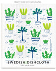 Potted Plants Swedish Dishcloth - BESPOKE PROVISIONS