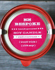 Red Currant Wood Wick Soy Candle - BESPOKE PROVISIONS