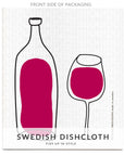 Red Wine Swedish Dishcloth - BESPOKE PROVISIONS