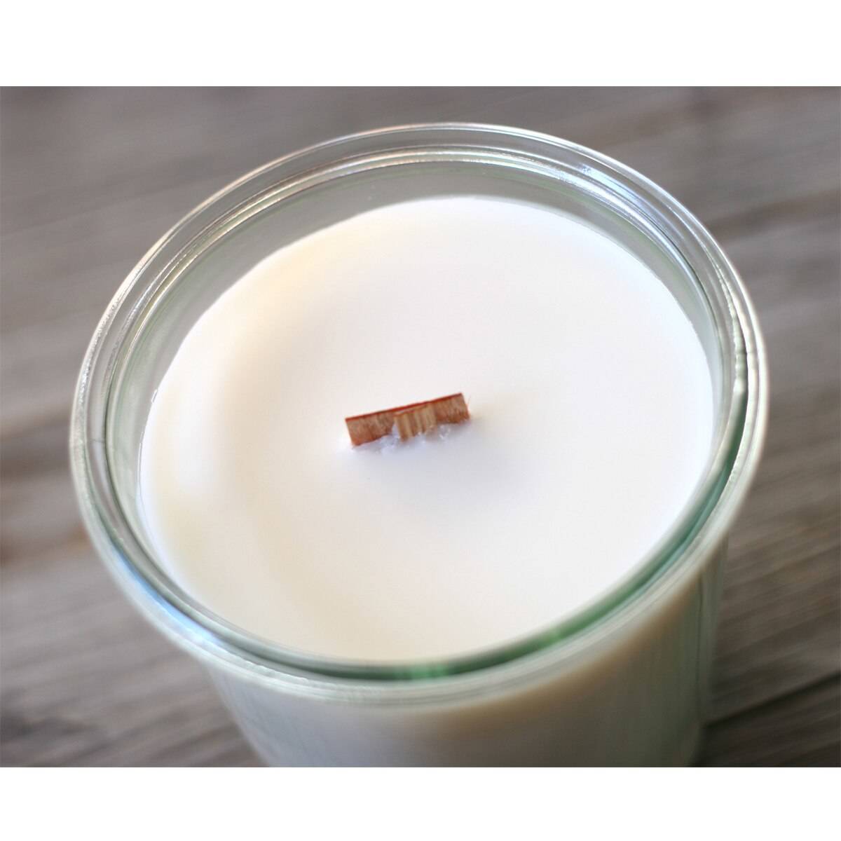 Sandalwood Wood Wick Soy Candle - BESPOKE PROVISIONS