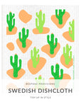 Tall Cactus Swedish Dishcloth - BESPOKE PROVISIONS