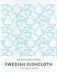 Tea Time Swedish Dishcloth - BESPOKE PROVISIONS