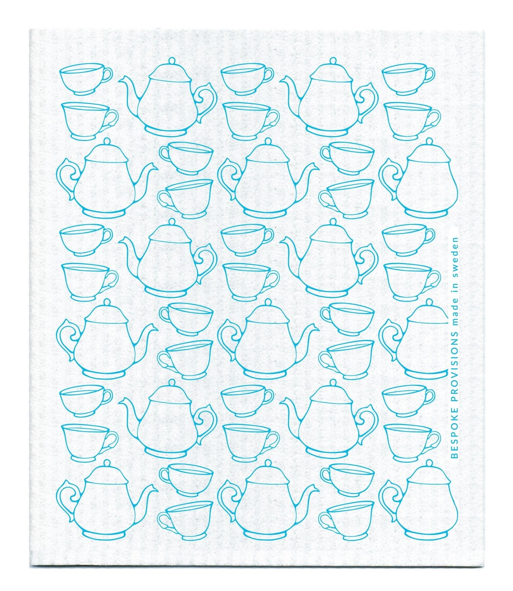 Tea Time Swedish Dishcloth - BESPOKE PROVISIONS