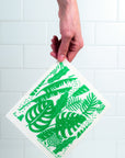 Tropical Leaves Swedish Dishcloth - BESPOKE PROVISIONS