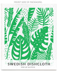 Tropical Leaves Swedish Dishcloth - BESPOKE PROVISIONS