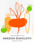 Veggies Swedish Dishcloth - BESPOKE PROVISIONS